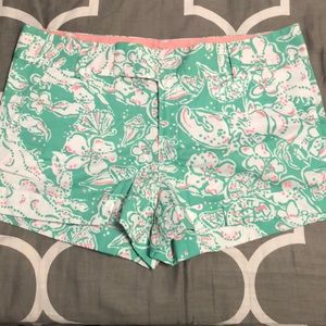 NWOT Lily Pulitzer Barclay Shorts Size 10